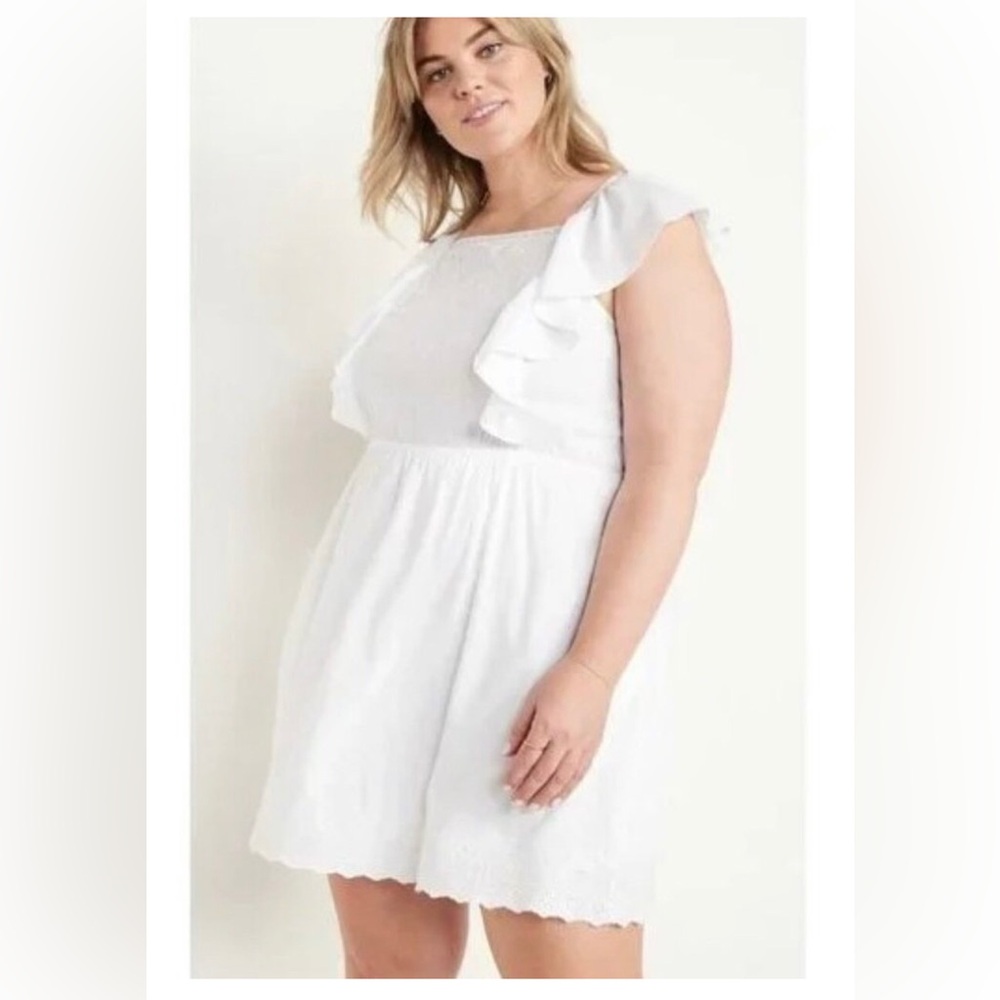 Old Navy sz 3x White Dress NWT